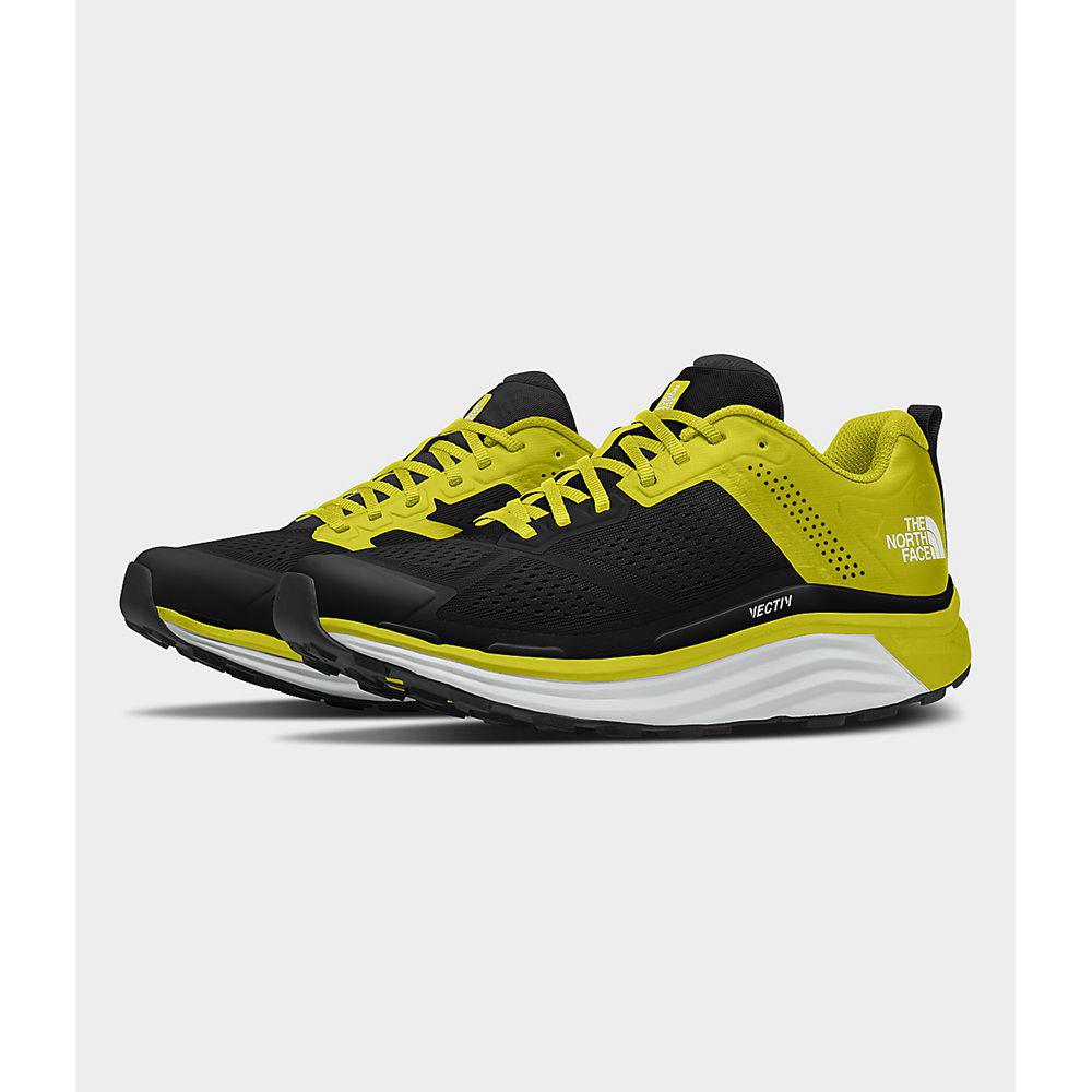 The North Face Vectiv Enduris Ανδρικα Παπούτσια Για Trail Τρέξιμο - Πρασινο / Μαυρα (MBKX18907)